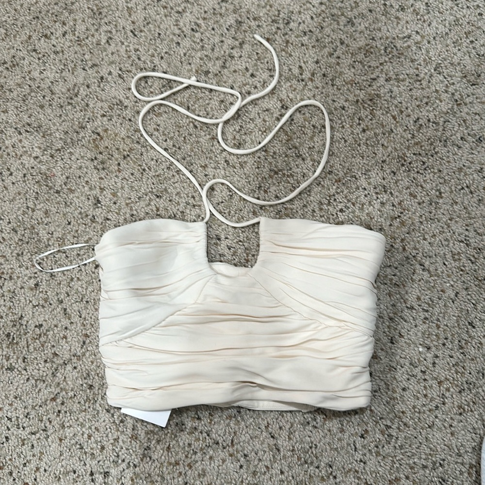 NWT Zara halter crop top